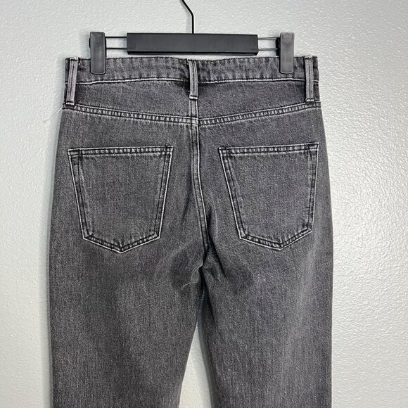 NWOT Joie High Rise Split Hem Flare Leg Jeans Gray 27 Waist Long 35" Inseam - Picture 6 of 10